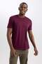 Regular Fit Crew Neck Printed Short Sleeve Heavy Fabric T-Shirt A6395Ax23Au - 3