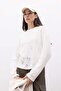 Crochet Fit Crew Neck Long Sleeve Crochet T-Shirt Tunic B3717Ax23Au - 2