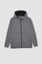 Slim Fit Slim Fit Hooded Skuba Scuba Fabric Zipper Athlete Sweatshirt A6956Ax23Au - 7
