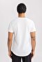 DeFactoFit Slim Fit Crew Neck Printed Athlete T-Shirt - 7