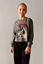 Girl Child Cropped Bicycle Collar Printed Long Sleeve T-Shirt B3711A823Au - 3
