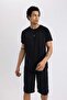 Quick-Drying Slim Fit Tight Fit Crew Neck Printed Sportsman Short-Sleeved T-Shirt V2887Az25Sp - 3