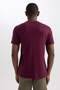 Regular Fit Crew Neck Printed Short Sleeve Heavy Fabric T-Shirt A6395Ax23Au - 6