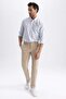 Regular Fit Long Sleeve 100% Cotton Shirt X7190Az23Sp - 6