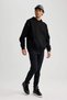 Jogger Sweatpants Slim Fit Tight Fit Waist Lace-Up Elastic Leg Zipper Pocket A4387Ax23Au - 2