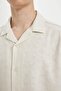 Regular Fit Summer Lapel Collar Textured Short Sleeve Shirt A9335Ax23Hs - 4
