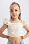 Fitted Short Sleeve T-Shirt for Girls B0780A823Hs - 8