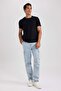 Regular Fit Crew Neck Short Sleeve Basic T-Shirt B1386Ax23Hs - 2