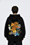 Vincent Dream Printed Oversized Unisex Black Hoodie