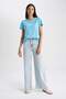 Regular Fit Crew Neck Printed Short Sleeve T-Shirt B0236Ax23Hs - 2