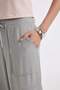 Baggy Pants Wide Leg Elastic Waist Lace-Up Wide Loose Leg with Pockets High Waist Long Length Leg Ripped - 5