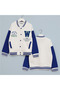 Boy's Brushed Inside Long Sleeve Thick College Jacket - 13041 - 5