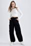 Fitted Corded Fabric Ribbed Knit Long Sleeve T-Shirt B1239Ax23Au - 2