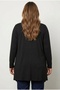 Plus size open front asymmetrical cut seasonal lightweight cardigan 134145 - 5