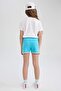 Girl's Lace-Up Shorts L6125A623Hs - 6
