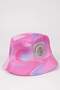 Embroidered Cotton Bucket Hat for Girls Z3508A623Sm - 2