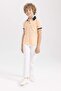 Boy's Short Sleeve Polo T-Shirt Z2813A623Sm - 5