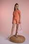 Paperbag Linen Shorts Girls Z7777A623Hs - 3