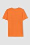 Boy's Crew Neck Printed Short Sleeve T-Shirt Z8002A623Sm - 6