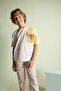 Oversize Crew Neck Short Sleeve T-Shirt for Boys Z3175A623Hs