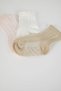 Stitch-Free 3-Pack of Cotton Long Socks for Baby Girl A1424A5Ns - 3