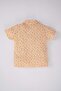 Baby Boy Printed Piqué Short Sleeve T-Shirt Z6835A223Sm - 5