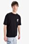 100% Cotton Oversize Wide Fit Crew Neck Back Printed Short Sleeve T-Shirt Z3079Az23Sp - 3