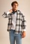 Regular Fit Checked Oduncu Long Sleeve Shirt U8891Az22Au - 2