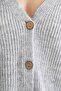 Regular Fit V-Neck Brioche Knit Fabric Cardigan R1262Az22Wn - 4