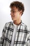 Regular Fit Checked Oduncu Long Sleeve Shirt U8891Az22Au - 7