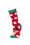 Women's New Year's Themed 2-Piece Cotton Towel Socks Y8749Azns - 3