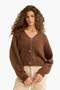 Regular Fit V-Neck Knitwear Cardigan K7886Az22Au - 4