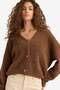 Regular Fit V-Neck Knitwear Cardigan K7886Az22Au