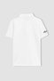 Boy's Ataturk Printed Short Sleeve Cotton White Polo T-Shirt W9127A622Sp - 8