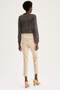 Valentina Cigarette Straight Leg Satin Trousers J8743Az22Sm - 4