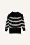 Relax Fit Striped Crew Neck Knit Sweater Tunic S7517AZ21AU - 7