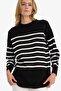 Relax Fit Striped Crew Neck Knit Sweater Tunic S7517AZ21AU