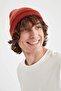 Men's Basic Plain Knitwear Beanie R6055Az21Wn - 5