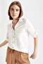 Pocketed Epaulet Shirt Tunic M9407Az21Au - 3