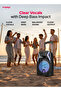 Multimedia Portable Trolley Speaker - TS25B, Usb/aux/bluetooth/wireless Mic & Dj Led Lightfunction - 3