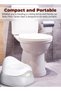 Neo Baby Potty Training Chair for Kids, Portable Potty Chair  - Grey - 4