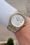 Gold Metallic Color 2 Year Warranty 41 mm Men's Wristwatch - 2
