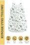 Newborn Baby Organic Soft Safari Swaddle Sleeping Bag 0-6 Months - with Bib Gift - 2
