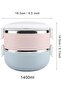 Stackable Stainless Steel Bento Box with Portable Handle, Multi-Layer Food Container - 3