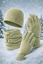Polar Beanie Gloves Neck Collar 3-Piece Winter Set – Standard Size