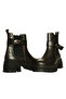 Brown Leather Women's Buckle Boots - 5
