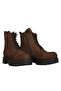 Brown Nubuck Women's Boots - 2