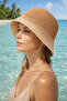 Camel Imported Hand Knitted Straw Hat Hsr2072 - 3