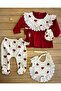 Cotton 5-Piece Heart Hospital Discharge Set - 3