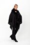 Furry Tassel Poncho